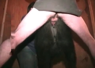 Very dirty and disgusting anal sex with an animal