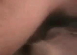 Male fucks with an animal in the doggy style pose