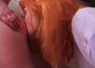 Redhead and brunette are having a hot farm sex on the cam