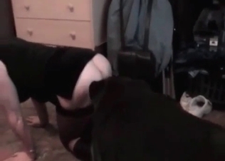 Elegant blonde want to fuck with her doggy