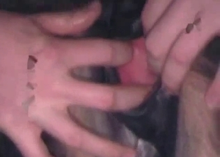Zoophile is exploring animal's tight anal hole