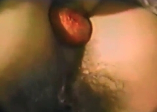 Dog with a huge tongue fucks a zoophile slut