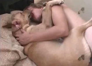 Small hound is getting drilled in the asshole