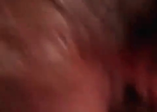 Masked redhead slut is getting pounded by a Doberman