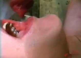 Sweet chick is swallowing animal sperm with pleasure