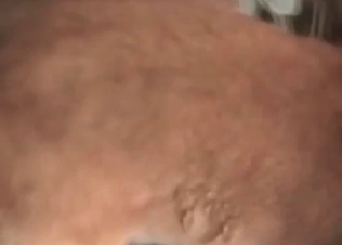 Impressive hound gives a hot oral treatment