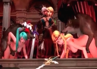 Nasty 3D zoo porn with the huge dicks
