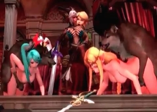 Nasty 3D zoo porn with the huge dicks