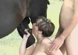 Dick of a horse shoots a big load