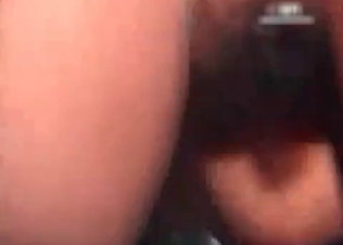 Boxer enjoys her small wet twat