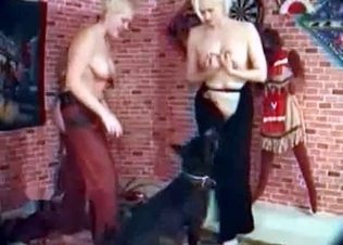 Tall blondes are fucking with a boxer