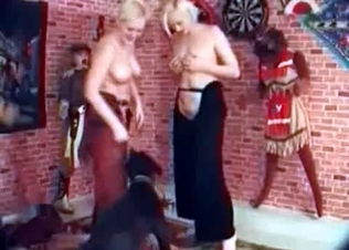 Tall blondes are fucking with a boxer