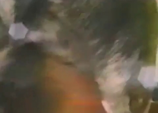 Dark boxer impales her small snatch