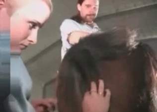 Kinky milf gives her horse a head