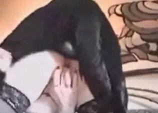 Dirty vintage bestiality in the bedroom